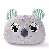 NICI Schlafmützen Koala Kappy, Kuscheltier Jungen, Mädchen & Babys, Flauschiges Kuschelkissen für Kinder ab 12 Monaten, Weiches Stofftier-Kissen I 45821, 1 Stück (1er Pack)