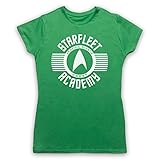 Star Trek Starfleet Acadamy Cadet Damen T-Shirt, Grun, Larg