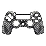 Controller Monkeys - PS4 Oberschale Front Shell Case für Controllermodelle JDM-040 JDM-050 JDM-055 JDM-030 - Matt Soft Touch Design (Carbon)