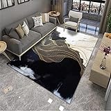 Kunsen Outdoor Teppich Der einfache geometrische Wohnzimmer-Schlafzimmer-Nachtteppich-Großhandel kann angepasst Werden flurteppich Kunsen Teppich Outdoor Komfortabel50x80CM
