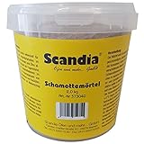 Schamottmörtel 2 kg Scandia Schamottemö