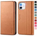 TUCCH iPhone 12 Hülle, Handyhülle iPhone 12 Pro [Verdicktes TPU] [Kartenfächer] [Standfunktion] [Magnet] [Lifetime Garantie], Stoßfeste Schutzhülle für iPhone 12/12 Pro (6,1 Zoll) B
