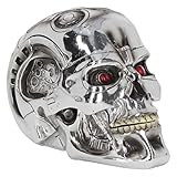 Nemesis Now, T-Terminator-Box, 18 cm, Silber, Kunstharz, Einheitsgröß