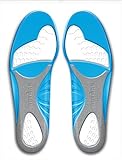 Spenco Unisex Spenco Iron Man Gel-einlegesohle Einlegesohlen, Grau (Grey), 36-38
