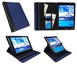 Odys Thor 10 Tablet 10.1 Inch Blau mit Schwarzer Ordnung Universal 360 Grad Wallet Schutzhülle Folio mit Kartensteckplätzen ( 9 - 10 zoll ) von Sweet T