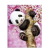 leinwandbilder Leinwand Malerei Leinwanddruck Plakat schöne panda malerei auf leinwand gedrucktes poster gedrucktes einzigartiges geschenk kinder dekordrucke poster wandkunst wandbilder -50x70