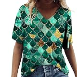 YJUU Kurzarm Blusen Damen Weiß Kaffe Tunika Bluse Gelb Transparente Oberteile Hemdbluse Four Tops Kurzarm Blusen Schwarz Bestickte Tunika Schulterfreie Blusen Umstands Ob
