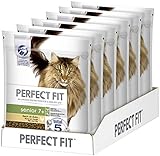 Perfect Fit Senior 7+ – Trockenfutter für Senioren Katzen ab 7 Jahren – Reich an Huhn – Unterstützt die Gesundheit – 6 x 750 g