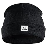 DANISH ENDURANCE Recyceltes Polyester Beanie (Schwarz)