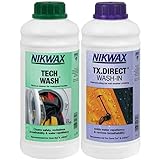 Nikwax Tech waschen und TX Direct einschäumen Doppel Packung - Durchsichtig, 1000