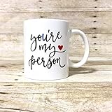 Kaffeetasse mit Aufdruck 'You're My Person' von Grey's Anatomy