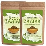 NABALI FAIRKOST FÜR ALLE Zatar Za'atar Qualitätsware aus Palästina I das Original nach Ottolenghi I 100% naturell aromatisch traditionell frisch orientalisch I ohne Konservierungsstoffe vegan (200 g)