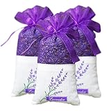 KONGZIR 1 Packung mit natürlichen Lavendel Bud Dry Flower Dufttasche Fragrance Duft Frische Garderobe, Schuhschrank, Auto-Luft-Refresh (Color : Lavender)