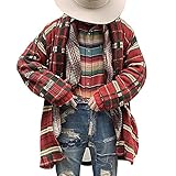 Herren Cowboy-Stil Lang Strickjacke Klassisch Gestreifte Gestrickte Pullover Revers Freizeit CardiganJackeAngenehme Warm Übergangsjacke Mode-Jacquard Winterpullover Trend Mode Lange Strickp