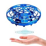 ShinePick Mini UFO Drone, fliegende Ball-Spielzeuge, handgesteuert, wiederaufladbar, RC Quadrocopter Infrarot Induktion mit LED-Licht für Kinder Jungen Mädchen Innen Auß