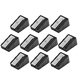 Queue-Spitzenformer, 10 Stück, 10Pcs Portable Billard Queues Tip Shaper Corrector Supply Zubehör Bleistiftspitzer Form (schwarz) tragbar, für Billardqueues, Spitzen-Shaper, Billiard-Queue-Spitzen-S