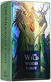 MAZ Natur Tarot Karten: 78 Stücke Tarotkarten Deckbrett Spiel Englische Version, Geeignet Für Frauen Family Party Tischsp