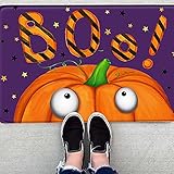 Mengove Halloween Welcome Home Front Dekoration Kürbis Hexe Teppich Badezimmer rutschfeste Matte Veranda Schlafzimmer Küche Flur Fußmatte rutschfeste Unterseite Indoor Outdoor Tepp