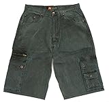 Kakadu Traders Herren Cargo Shorts Blau 34