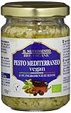 IL NUTRIMENTO Pesto Mediterraneo - mit Auberginen Und Oliven, 2er Pack (2 x 130 g)