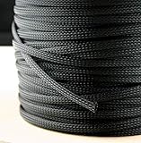 5 Meter Gewebeschlauch Ø 3-65 mm Geflechtschlauch PET Isolierschlauch Kabelschutz Kabelschlauch (4-10 mm)