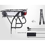 E-Bike,Pedelec,Elektrofahrrad Akku Kit,26'-28', 36V & 48V Fahrrad Akku, Gepäckträger Umbausatz,inkl. Ladegerät, Silber/schwarz (36V 15Ah SB)