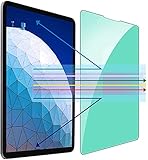Kinmiee Grünlicht Augenschutz Displayschutz Kompatibel mit iPad Pro 12,9 Zoll (2021,2020,2018 Modelle) Anti Blaulicht Anti UV, Anti-Kratzer HD Clear Hartg