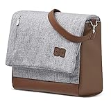 ABC Design Wickeltasche Urban - Crossbody Bag mit Baby Zubehör – Messenger Bag - großes Hauptfach - breiten Schultergurt - Polyester - Farbe: graphite grey