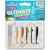 Lieblingsköder Gummiköder 5cm - 6 Gummifische, Farbe Lieblingsköder:Ultimate Collection klares W