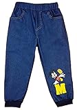 Baby Junge Jeans in größe 68 74 80 86 92 98 Baumwolle mit Mickey Mouse Disney Baby (Modell 1, 92)