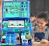 DBMGB Physik Elektrizität Magnetismus Experimente Baukasten, Grundlegende Schaltungslern Starter Kit für Kinder und Schüler, Bereichern Sie Ihr Studienleben (mit Englischer Anleitung)