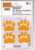 ABS Stopper zum Aufbügeln Socken Anti-Rutsch Farbe 01-gelb