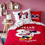 CTI Bettwäsche Hello Disney Minnie Mouse 80 x 80 cm / 135 x 200