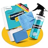 Cleanato® Reinigungsknete [200 g] – Auto Knete Set & Lackreinigungsknete – Professionelle Magic Clean Knete – Inklusive [500 ml] Reinigungsspray & Mik