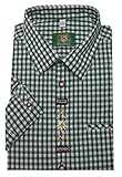 Orbis Textil Trachtenhemd grün-weiß kariert 5XL