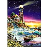 Seaside Leuchtturm Diy Voller Diamant Diamant Malerei 5D Wohnkultur Diamant Aufkleber Dekorative Malerei S