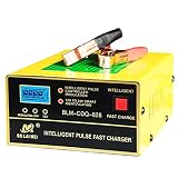 JFJL Batterieladegerät 12V 24V Autobatterieladegerät, Automatischer Intelligenter Batteriewächter Für Autoboot Motorrad Rasenmäher Blei-Säure-B