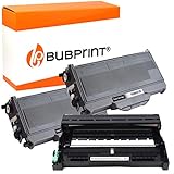 Bubprint Kompatibel Toner und Trommel als Ersatz für Brother TN-2120 DR-2100 für DCP-7030 DCP-7040 DCP-7045N HL-2140 HL-2150N HL-2170 HL-2170W MFC-7320 MFC-7440N MFC-7840W 2er-Pack