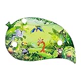 Elobra Deckenleuchte Tiere 'Blatt Wildnis' | Tolle Wandlampe oder Deckenlampe für das Kinderzimmer, Lampe Dschungel, grün, Blatt-Design, aus Echtholz, Made in Germany