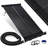 KESSER® Solarkollektor ECO Poolheizung 108 x 74 x 15cm (L x B x H), Warmwasser Heizung Solarheizung für Pools l UV-beständiger Kunststoff l Durchflussmenge 10.000 Litern pro S