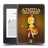 Head Case Designs Athena Mini Griechische Göttinnen Soft Gel Handyhülle/Hülle kompatibel mit Kindle Paperwhite 1/2 / 3