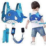 Lehoo Castle Kinderleine, 4-IN-1 Kinder Sicherheitsleine, Kinder Leine Handgelenk, Anti-verloren Gürtel Handgelenk Link (Blau)