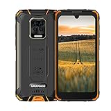 Robustes Handy,DOOGEE S59 Android 10, 10050 mAh Akku, Outdoor Smartphone Ohne Vertrag 2 W Super-Lautsprecher 16 MP 4 Kamera 5,71' Zoll Wasserdichtes Telefon mit 4G Dual SIM NFC/GPS [2021](Orange)