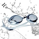 vetoky Schwimmbrille, Antibeschlag Schwimmbrillen UV Schutz Kein Auslaufen für Erwachsene Herren D