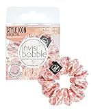 invisibobble Sprunchie 'Dressed Like a Cheetah' Scrunchie I 1x Haargummi Satin Pink Leo Mädchen & Damen I starker Halt Stoff Haargummi I Limited Collection Urban S