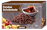 Fondue Schokolade Vollmilch für Schoko-Brunnen 1000g (10 x Portionsbeutel je 100g )