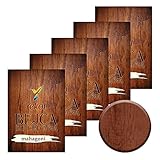 5x18g Holzbeize Möbelbeize Trockenbeize Holzfarbe Pulverbeize große Farbauswahl, Farbe:mahag