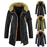 SJLMP Herren Lange Strickjacke ohne KnopfreversHerren Langarm Strickjacke Patchwork Langer Mantel bequemer Wintermantel Herren Strickjacke Übergangsmantel Strickjacke symmetrischer Lang