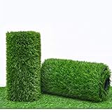 PUCHIKA Kunstrasen für Balkon und Garten, Rasenteppich grün, Kunstrasenteppich mit 23mm Noppen, Kunstrasenteppich outdoor, Wasserdurchlässig Kunstrasegn Rollrasen mit Meterware für T