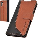 elephones® Handyhülle für Samsung Galaxy Note 10 Hülle - Kompatibel mit Galaxy Note 10 Schutzhülle Handy-Tasche Flip Case Cover B